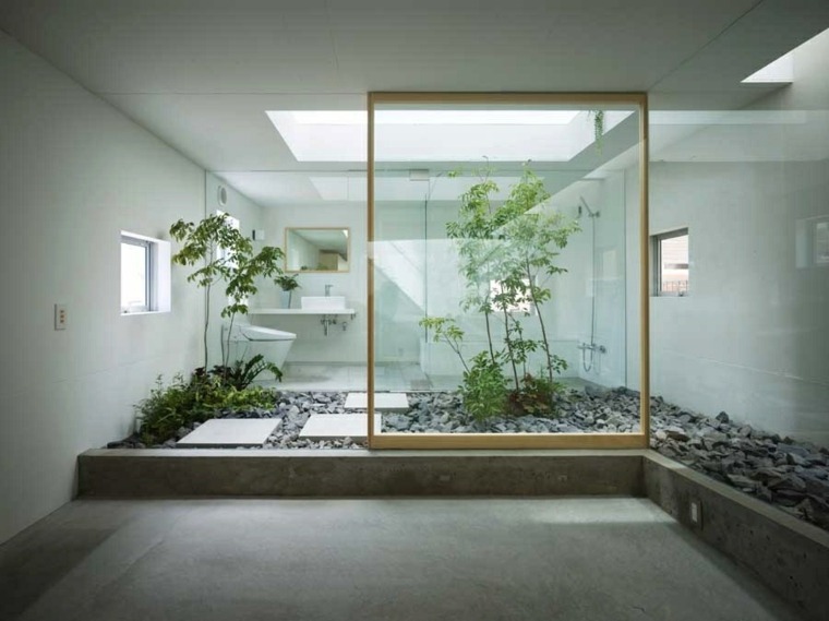 aménagement salles de bains moderne style spa