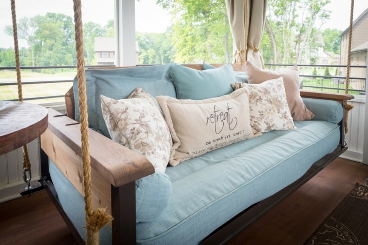 sofa bois canapé terrasse et véranda