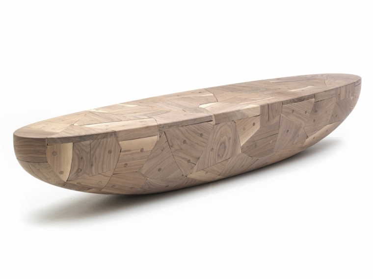 table bois décoration moderne pour salon design