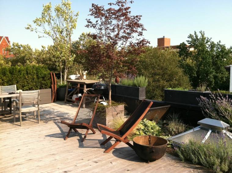 terrasses pour ville jardins toit urbains