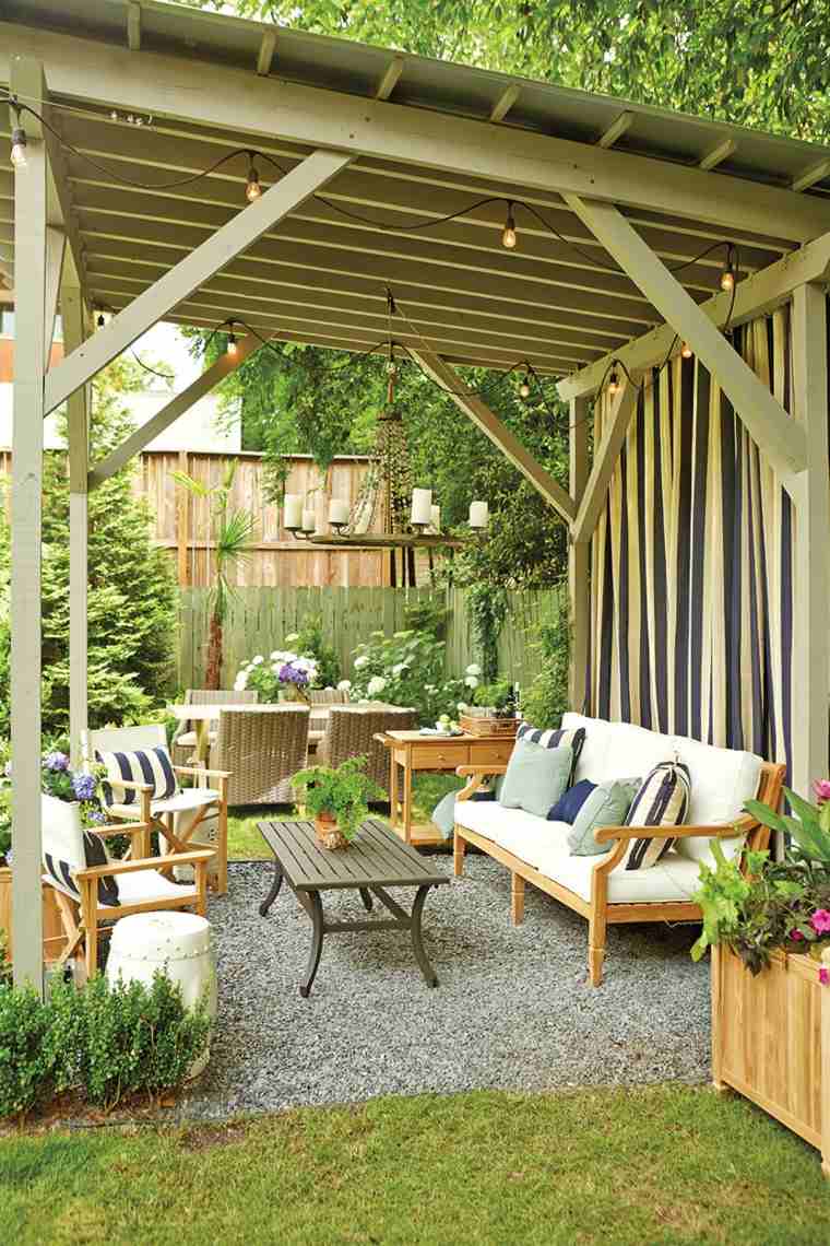 déco jardin salons relax canapé terrasse en bois