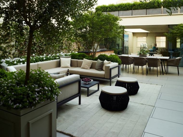 terrasse architecte et jardins aménagement salons modernes