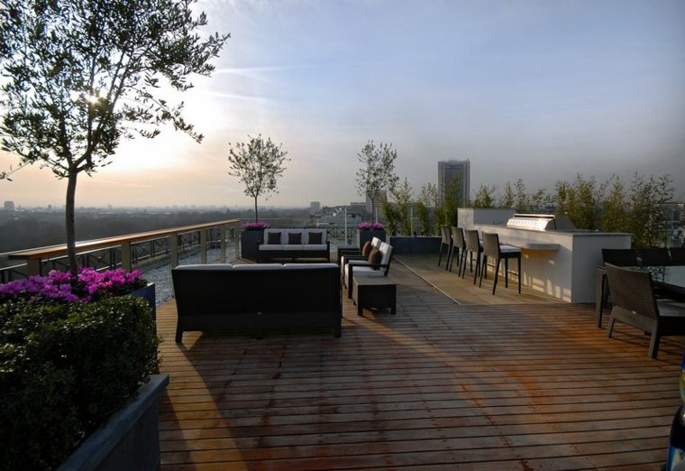terrasse et jardin toit salons modernes garden