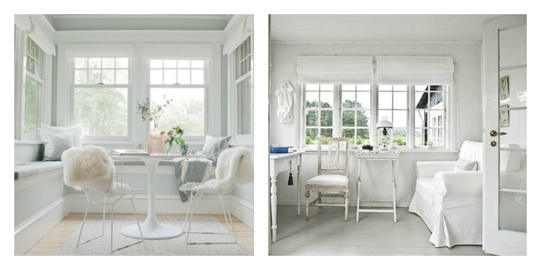 verandas ensoleilles style scandinave mobilier