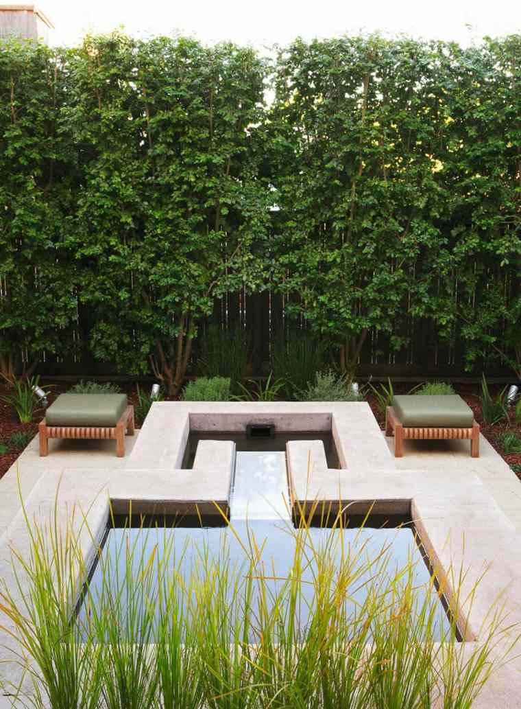 idée aménagement terrasse bassin d'eau terrasse jardin idée aménagement