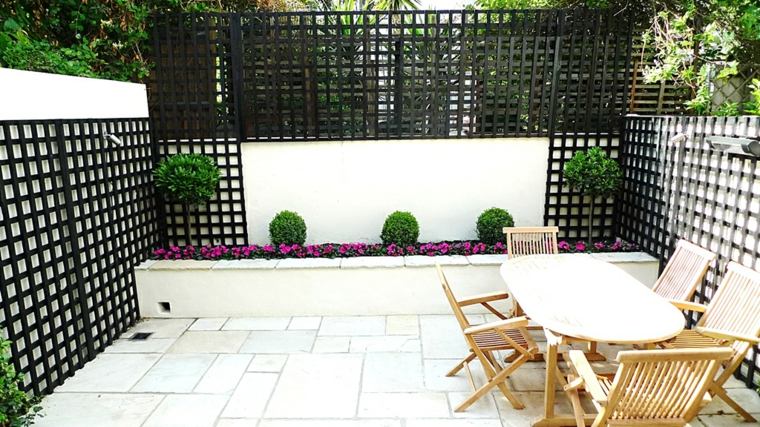 design d'extérieur petit véranda salons de jardin modernes