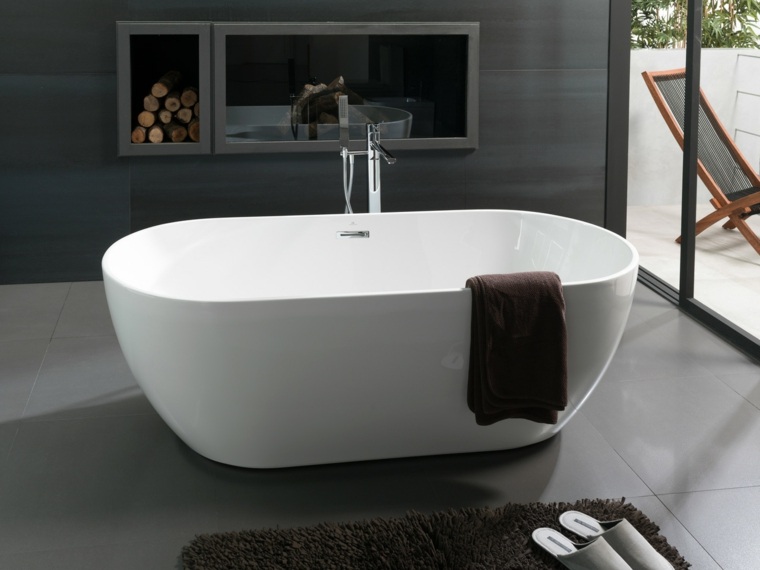 baignoires design photo salles bains de luxe