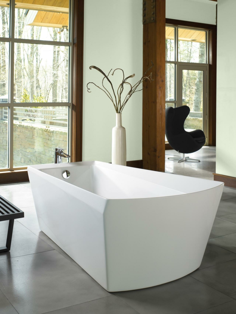 image baignoire ilot idees salle de bains de luxe design