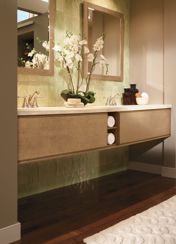 carrelage salle de bain imitation bois moderne design