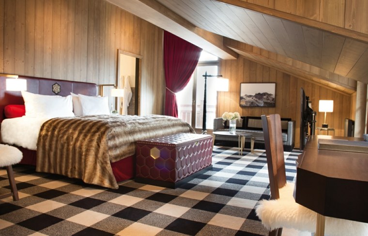 montagne chambres style chalet 