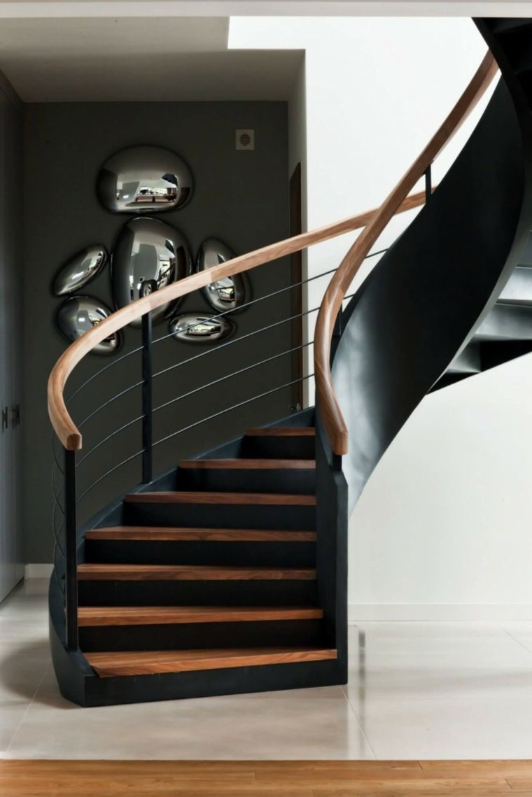 peindre escalier en bois deco interieur