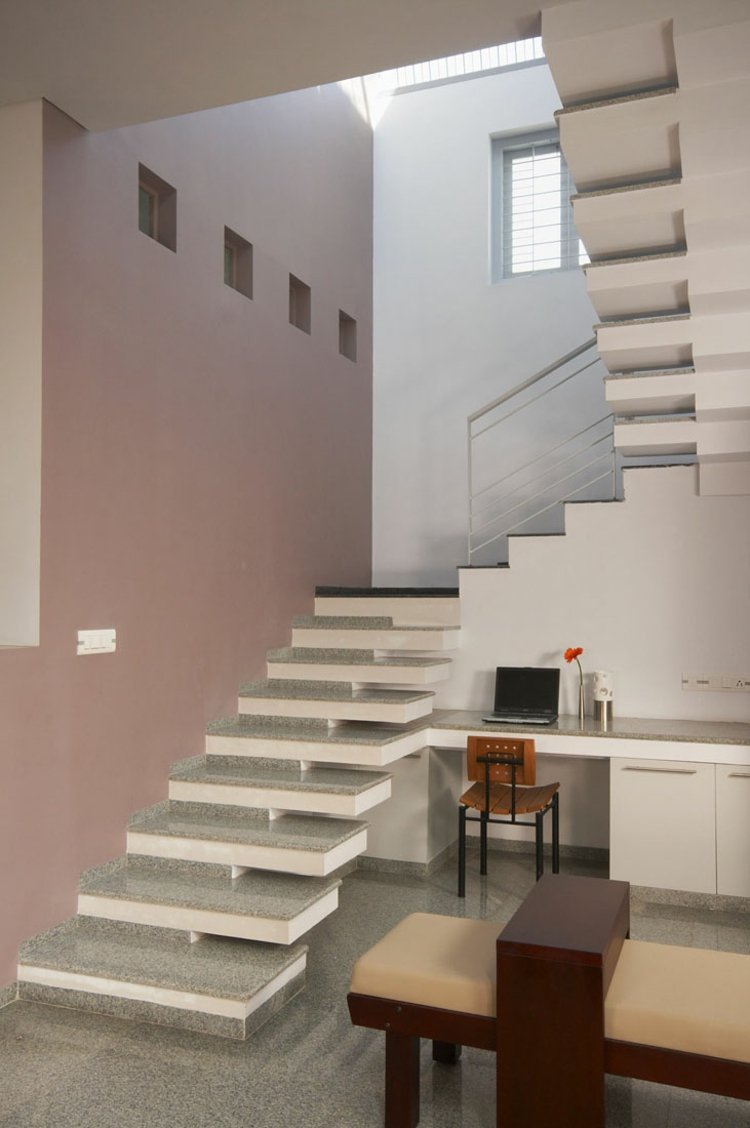 déco escalier design contemporain