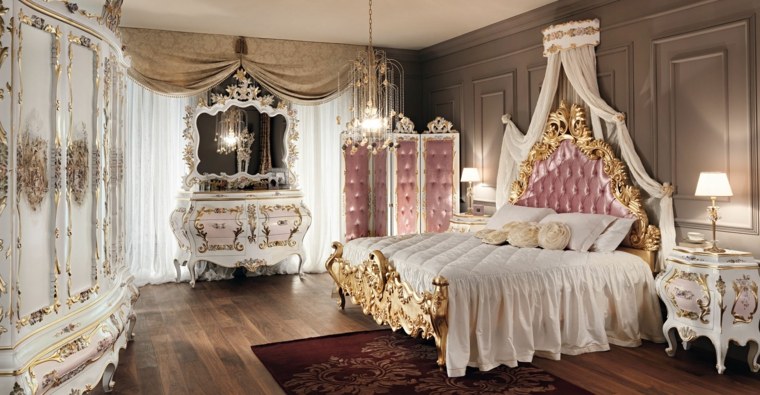 idée déco maison chambre style baroque
