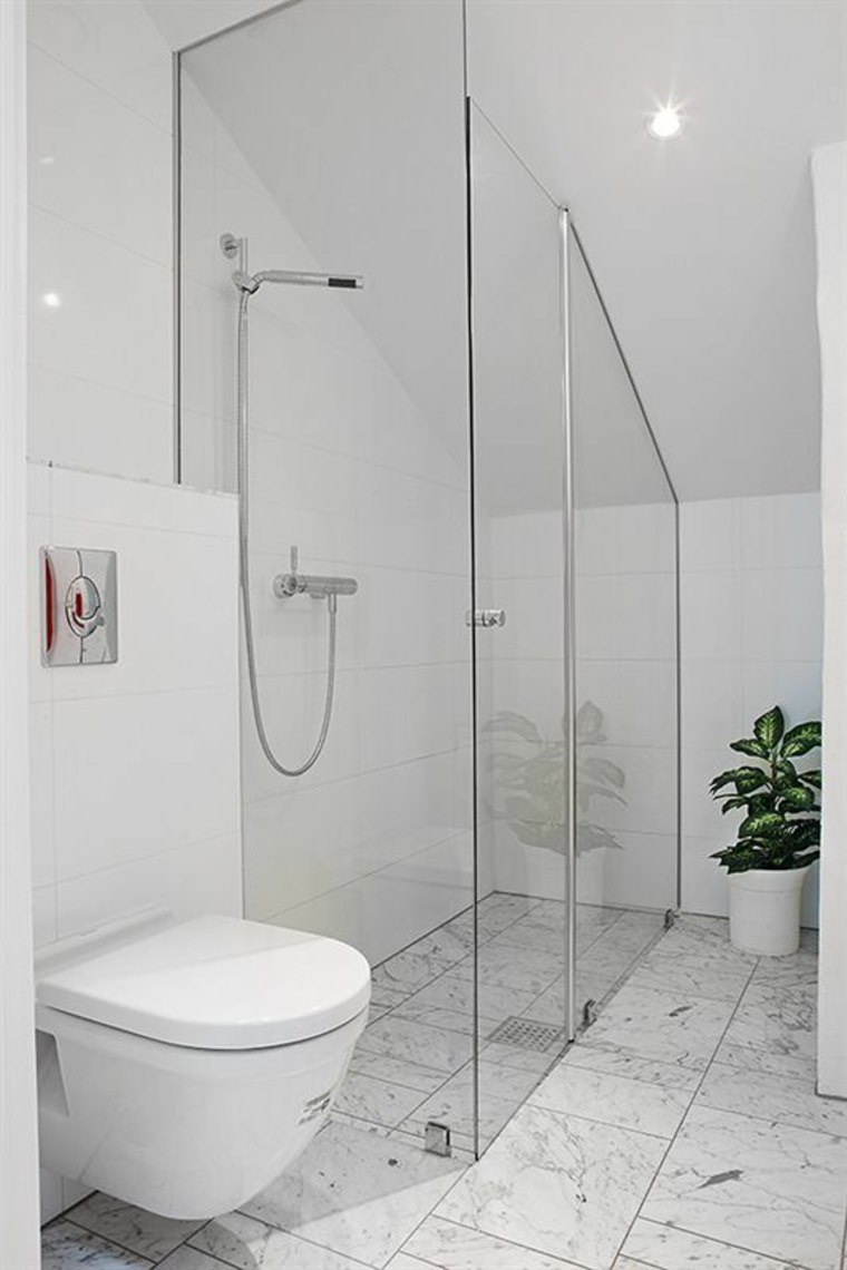 toilette idée décoration cabine de douche design