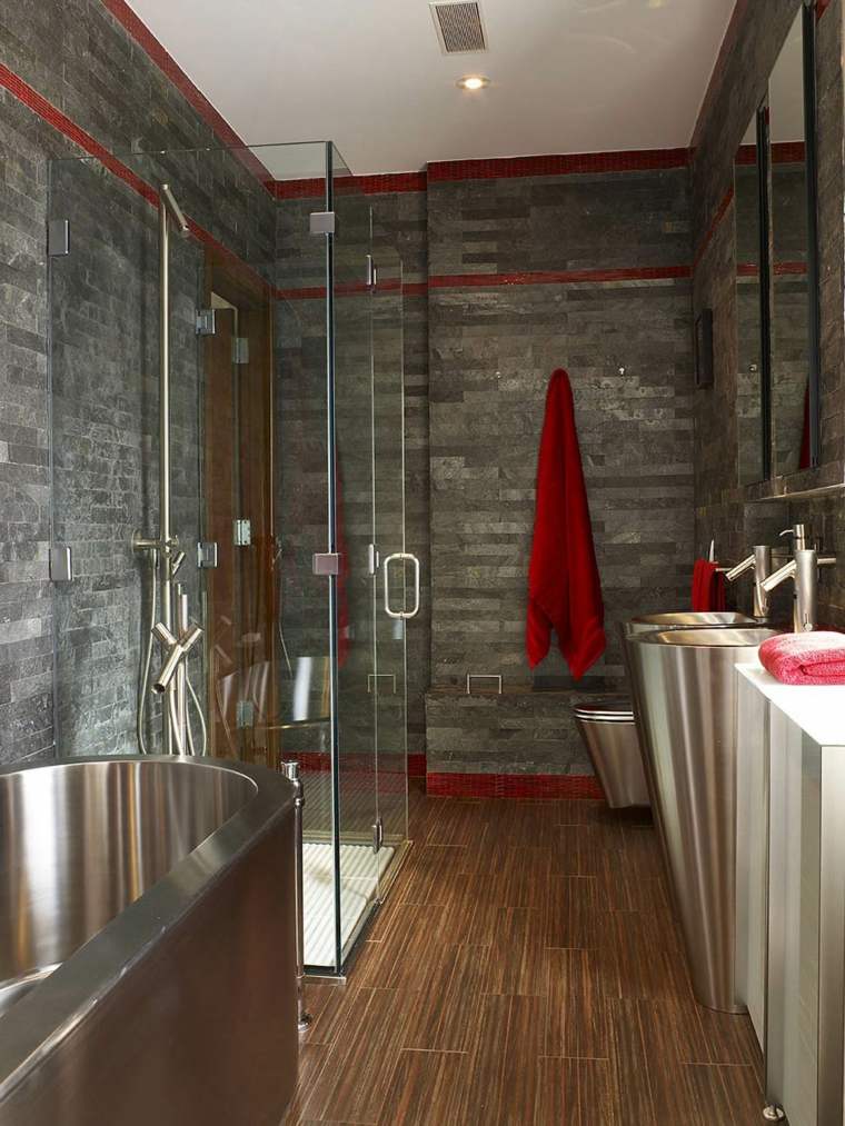 design moderne salles bains en ardoise