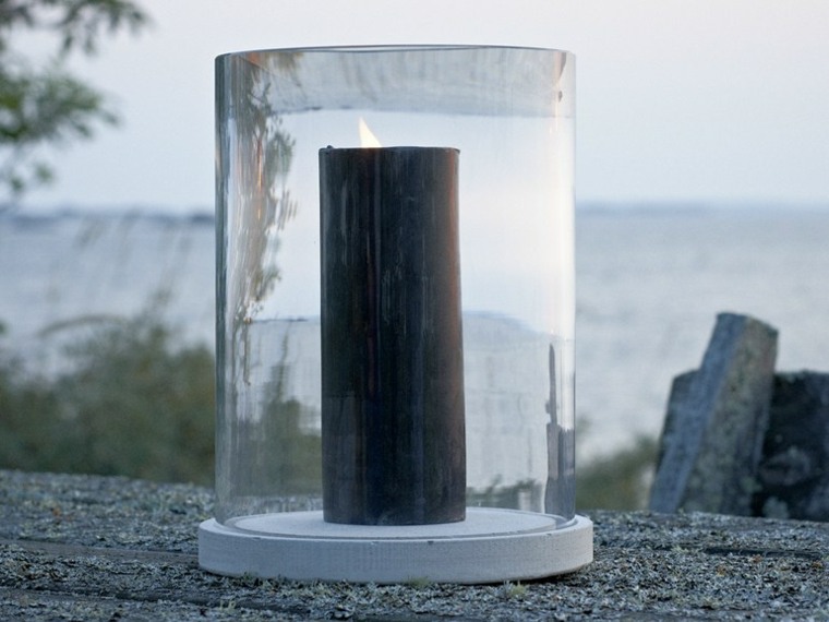 déco extérieur lanterne design minimaliste scandinave déco 