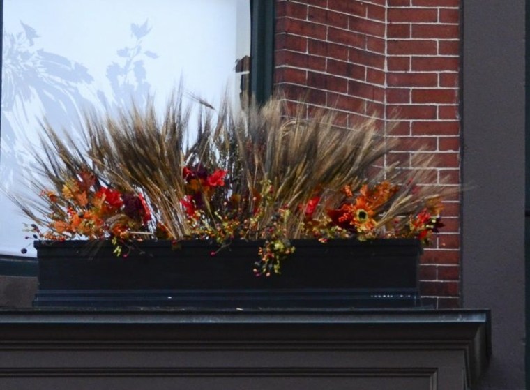 décoration de façade maison couleurs tendance automne