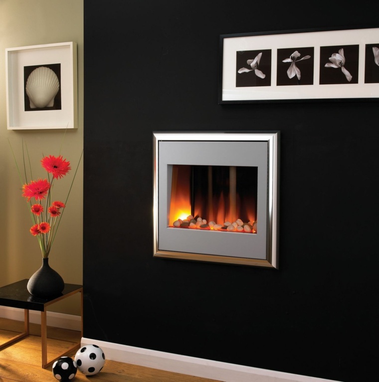 idee deco intérieur petites cheminees design modernes