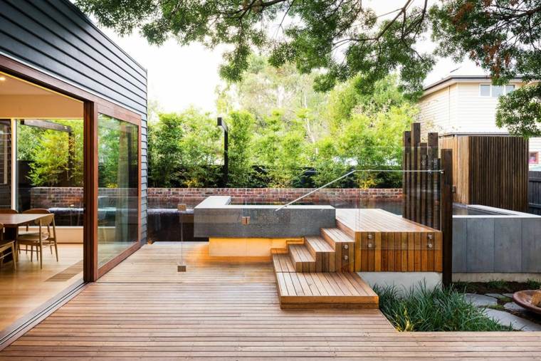 idees jardin design terrasses modernes
