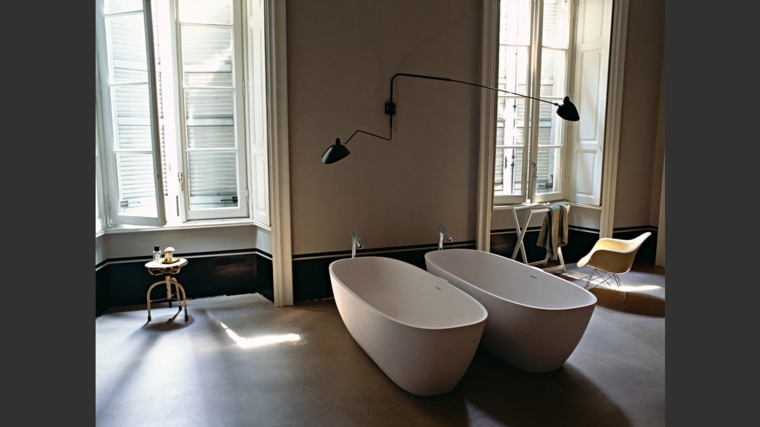 idee salles de bain deco moderne baignoires design