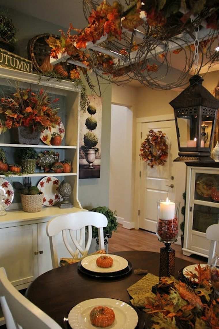 photos maisons automne decor de cuisine