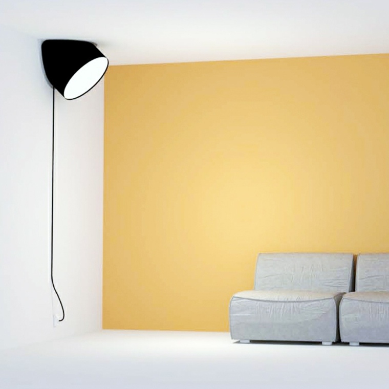 aménagement salon moderne style minimaliste lampe canapé gris 