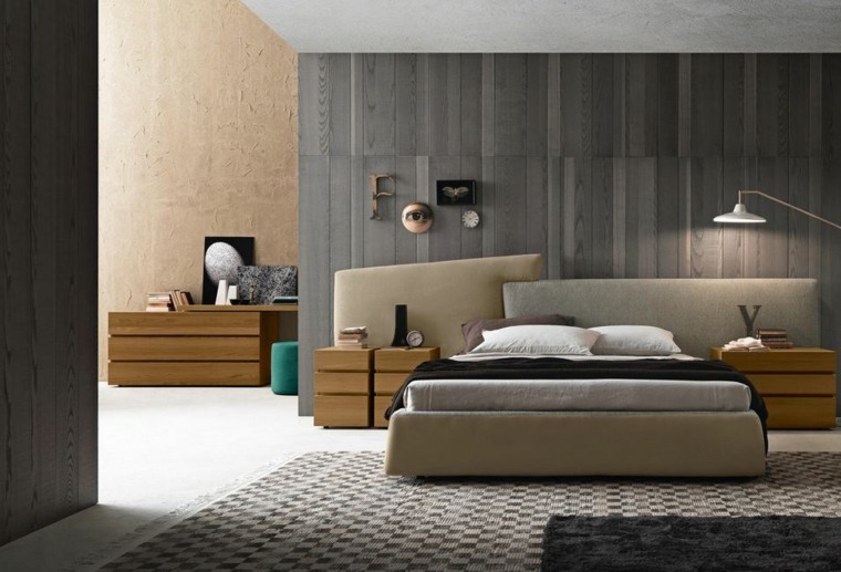 meubles chambre tete de lit design moderne
