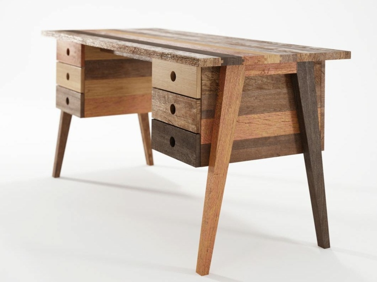 meubles en bois bureaux avec tiroirs
