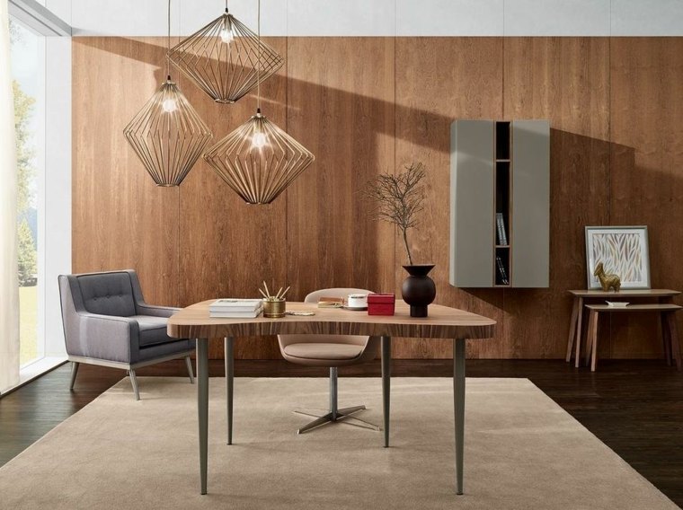 aménagement intérieur meubles tables en bois