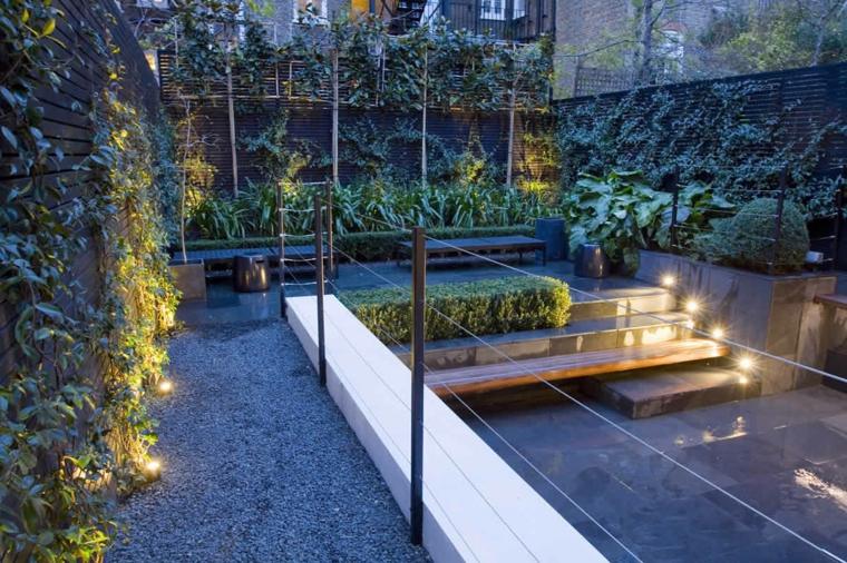 design extérieur petits jardins modernes
