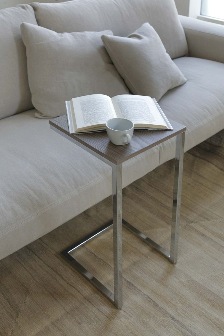 petite table salon design canapé moderne