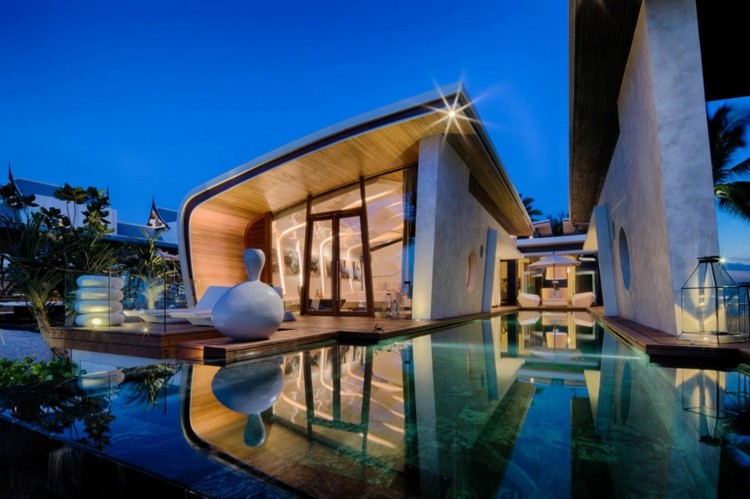 photo piscine terrasse ultra moderne