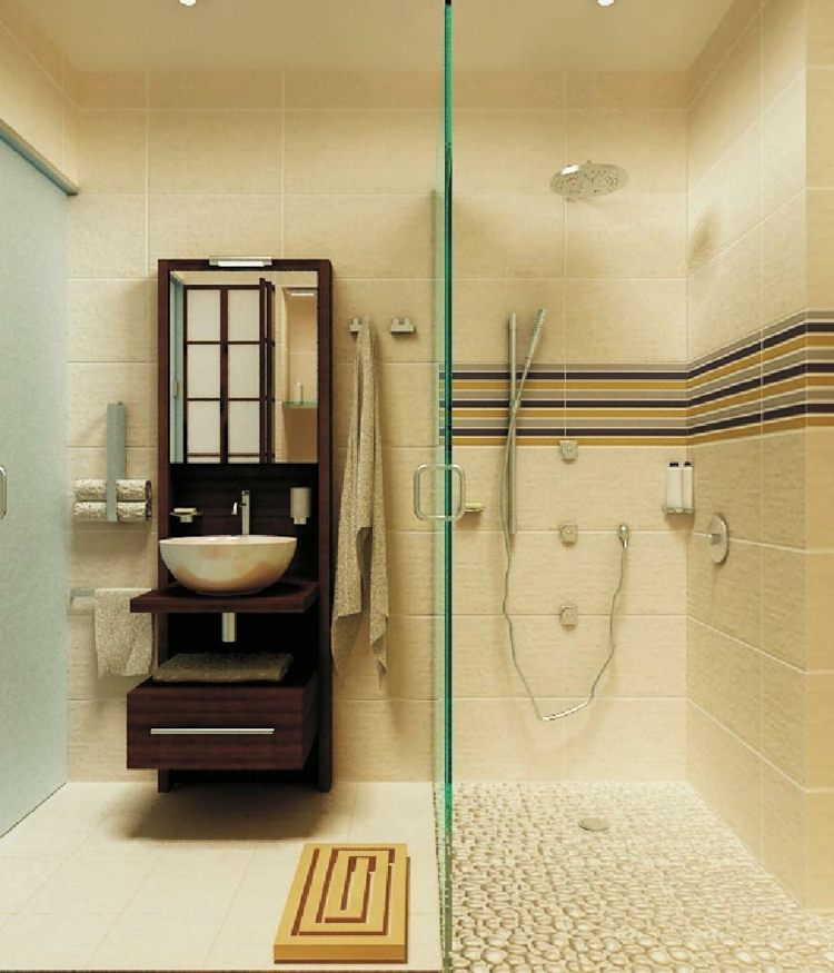photo salle de bain zen moderne