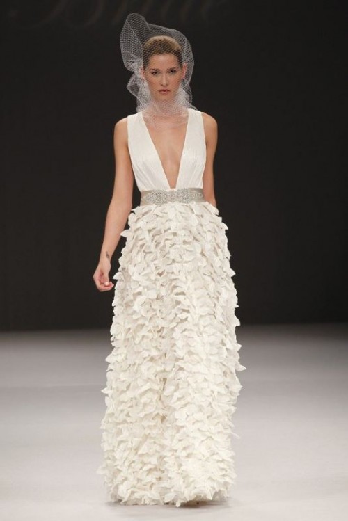 femme mariage idée robe longue original design