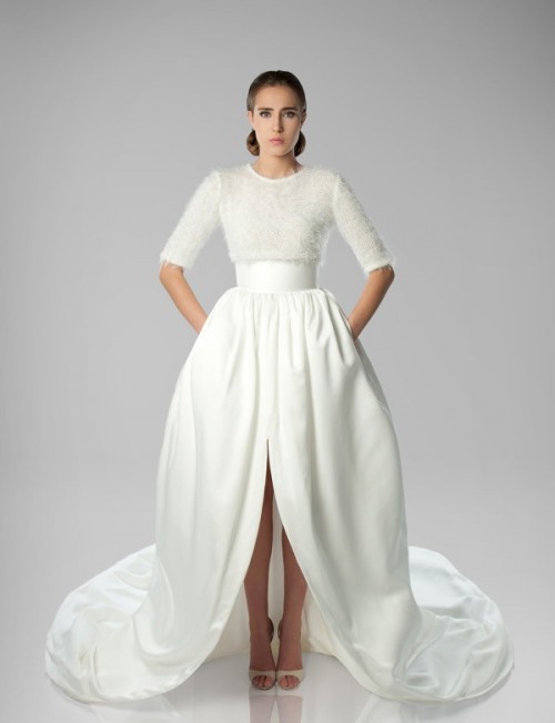 robe mariée élégante idée original mariage en été 