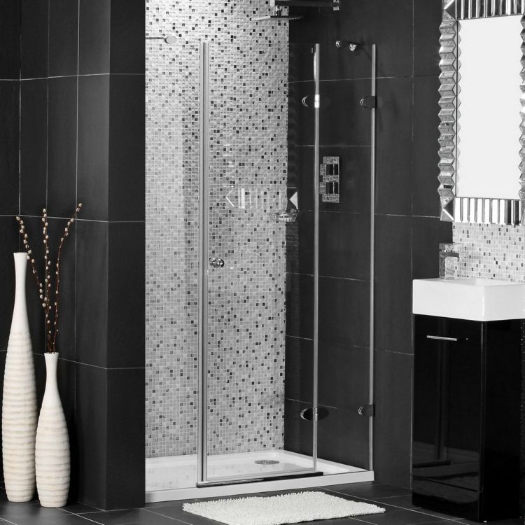 salle de bain avec douche italienne design elegant