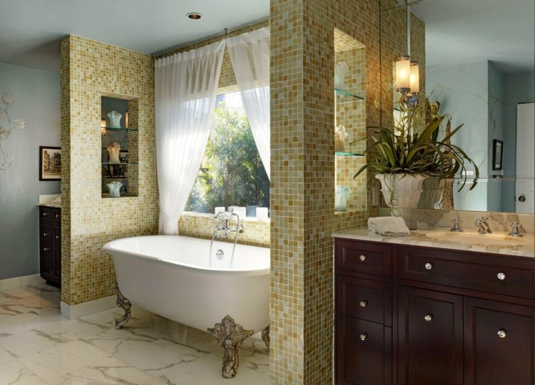 salle de bain design vintage