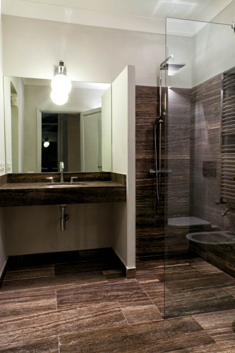 salles de bain et douche italienne pierre