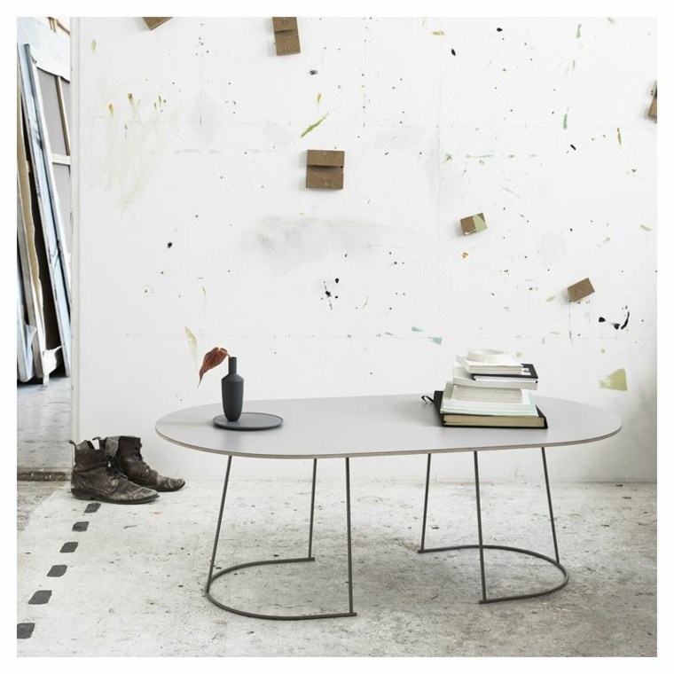 meuble design table basse gris muuto idée déco mur style minimaliste