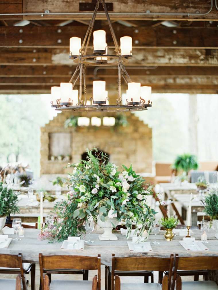 idée table de mariage decoration champetre