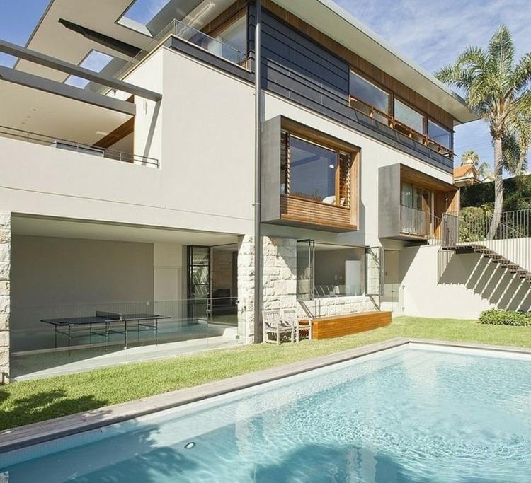 terrasse piscine design moderne