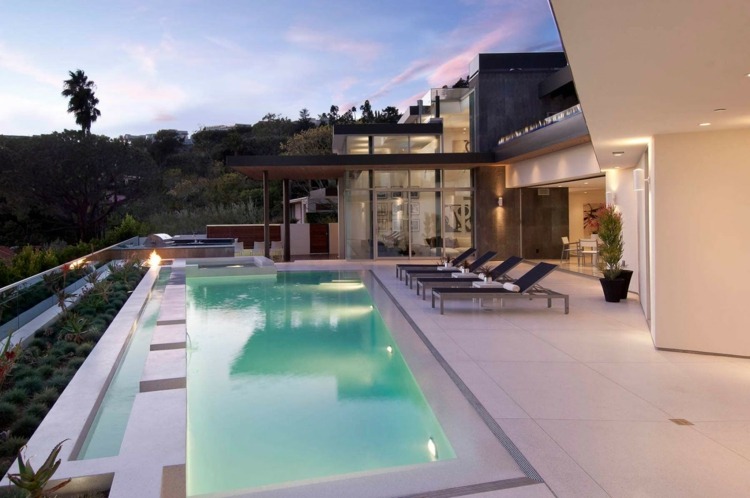 terrasse piscine design original