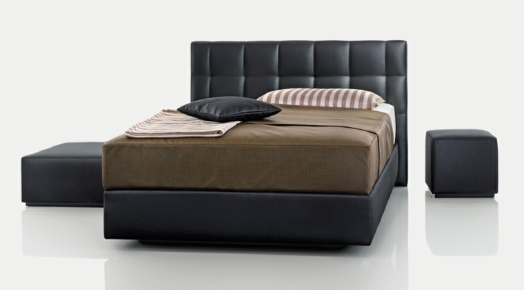 tetes de lit capitonnées meubles design moderne