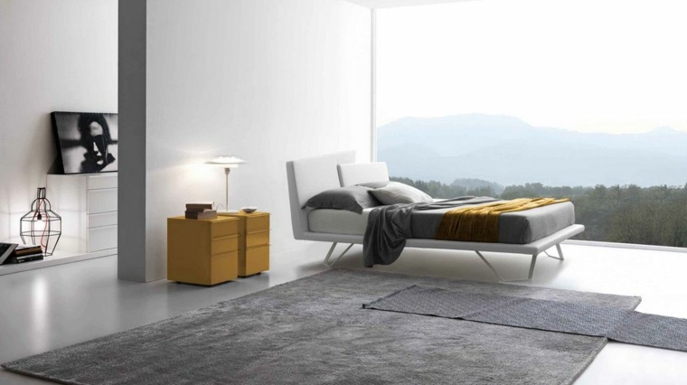 tetes de lit design déco chambre moderne tissu