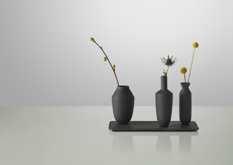 vase design moderne idée déco intérieur plantes