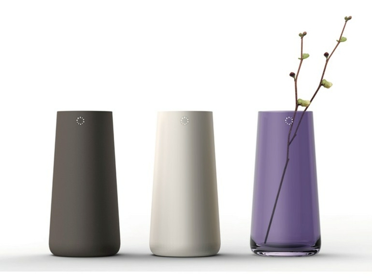 vase moderne design déco idée noir blanc