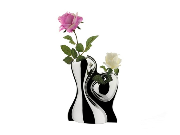 idée déco vase originale noir design moderne