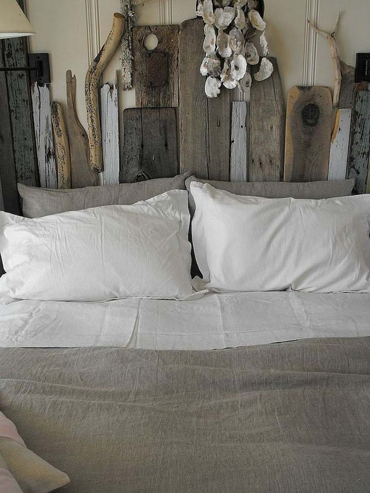 tête de lit bois originale design déco chambre