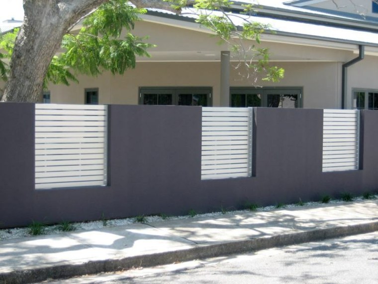 clôture minimaliste photos maison design