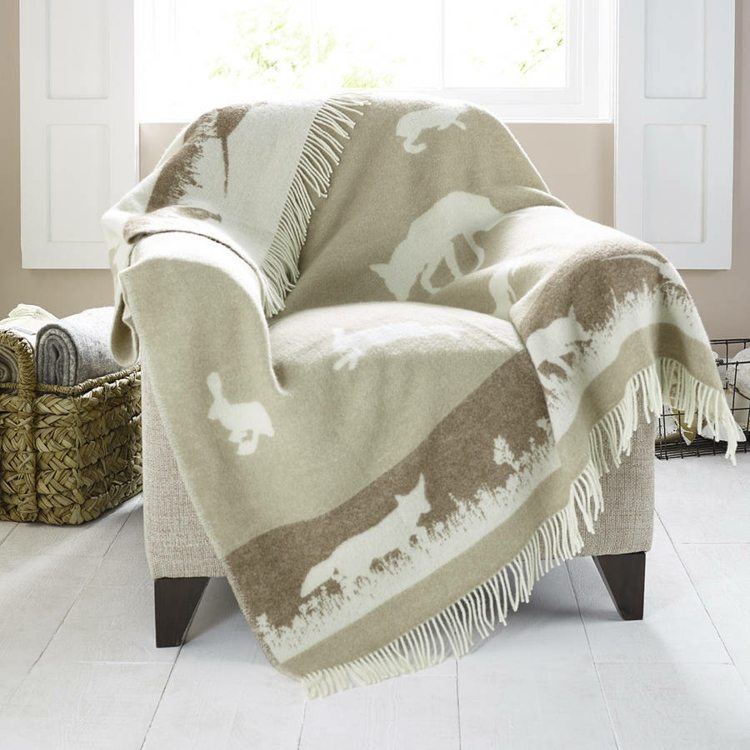 cocooning idee deco hiver fauteuil